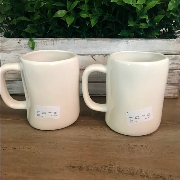 Rae Dunn Large Letter Mug Set BRIDE & GROOM - Picture 3 of 4